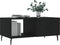 vidaXL - Salontafel - 90x50x40 - cm - bewerkt - hout - zwart