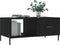 vidaXL - Salontafel - 90x50x40 - cm - bewerkt - hout - zwart