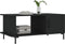 vidaXL - Salontafel - 90x50x40 - cm - bewerkt - hout - zwart