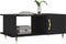 vidaXL - Salontafel - 90x50x40 - cm - bewerkt - hout - zwart