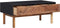 vidaXL - Salontafel - 90x50x40 - cm - massief - acaciahout - en - MDF