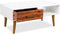 vidaXL - Salontafel - 90x50x40 - cm - massief - acaciahout