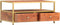 vidaXL - Salontafel - 90x50x40 - cm - massief - acaciahout