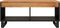vidaXL - Salontafel - 90x50x40 - cm - massief - acaciahout