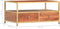 vidaXL - Salontafel - 90x50x40 - cm - massief - acaciahout