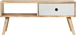 vidaXL - Salontafel - 90x50x40 - cm - massief - mangohout