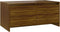 vidaXL - Salontafel - 90x50x41,5 - cm - bewerkt - hout - bruin - eikenkleur