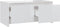 vidaXL - Salontafel - 90x50x41,5 - cm - bewerkt - hout - hoogglans - wit