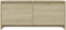 vidaXL - Salontafel - 90x50x41,5 - cm - bewerkt - hout - sonoma - eikenkleurig