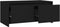 vidaXL - Salontafel - 90x50x41,5 - cm - bewerkt - hout - zwart
