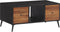vidaXL - Salontafel - 90x50x41 - cm - massief - gerecycled - teakhout
