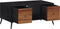 vidaXL - Salontafel - 90x50x41 - cm - massief - gerecycled - teakhout