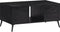 vidaXL - Salontafel - 90x50x41 - cm - massief - gerecycled - teakhout