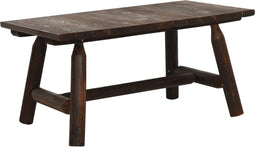 vidaXL - Salontafel - 90x50x41 - cm - massief - vurenhout