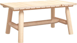 vidaXL - Salontafel - 90x50x41 - cm - massief - vurenhout