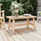 vidaXL - Salontafel - 90x50x41 - cm - massief - vurenhout