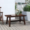 vidaXL - Salontafel - 90x50x41 - cm - massief - vurenhout