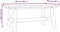vidaXL - Salontafel - 90x50x41 - cm - massief - vurenhout