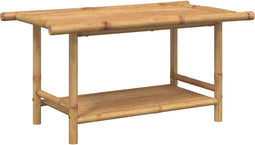 vidaXL - Salontafel - 90x50x45 - cm - bamboe