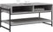 vidaXL - Salontafel - 90x50x45 - cm - bewerkt - hout - grijs - sonoma