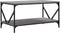 vidaXL - Salontafel - 90x50x45 - cm - bewerkt - hout - grijs - sonoma