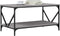 vidaXL - Salontafel - 90x50x45 - cm - bewerkt - hout - grijs - sonoma