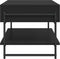 vidaXL - Salontafel - 90x50x45 - cm - bewerkt - hout - zwart
