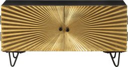 vidaXL - Salontafel - 90x50x45 - cm - massief - mangohout