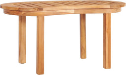 vidaXL - Salontafel - 90x50x45 - cm - massief - teakhout