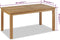 vidaXL - Salontafel - 90x50x45 - cm - teakhout