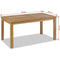 vidaXL - Salontafel - 90x50x45 - cm - teakhout