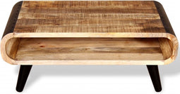 vidaXL - Salontafel - 90x55x39 - cm - ruw - mangohout