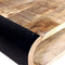 vidaXL - Salontafel - 90x55x39 - cm - ruw - mangohout