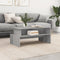 vidaXL - Salontafel - 90x55x42,5 - cm - bewerkt - hout - grijs - sonoma - eikenkleur