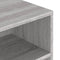 vidaXL - Salontafel - 90x55x42,5 - cm - bewerkt - hout - grijs - sonoma - eikenkleur