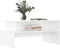 vidaXL - Salontafel - 90x55x42,5 - cm - bewerkt - hout - hoogglans - wit