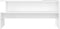 vidaXL - Salontafel - 90x55x42,5 - cm - bewerkt - hout - hoogglans - wit