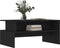 vidaXL - Salontafel - 90x55x42,5 - cm - bewerkt - hout - zwart