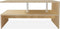 vidaXL - Salontafel - 90x59x42 - cm - bewerkt - hout - eikenkleurig