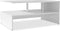 vidaXL - Salontafel - 90x59x42 - cm - bewerkt - hout - wit