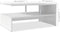 vidaXL - Salontafel - 90x59x42 - cm - bewerkt - hout - wit