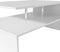 vidaXL - Salontafel - 90x59x42 - cm - bewerkt - hout - wit