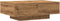 vidaXL - Salontafel - 90x60x31 - cm - bewerkt - hout - artisanaal - eikenkleurig