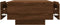 vidaXL - Salontafel - 90x60x31 - cm - bewerkt - hout - bruin - eikenkleur