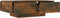 vidaXL - Salontafel - 90x60x31 - cm - bewerkt - hout - gerookt - eikenkleurig