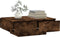 vidaXL - Salontafel - 90x60x31 - cm - bewerkt - hout - gerookt - eikenkleurig