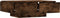 vidaXL - Salontafel - 90x60x31 - cm - bewerkt - hout - gerookt - eikenkleurig