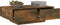 vidaXL - Salontafel - 90x60x31 - cm - bewerkt - hout - gerookt - eikenkleurig