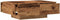 vidaXL - Salontafel - 90x60x31 - cm - bewerkt - hout - oud - houtkleurig