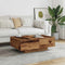 vidaXL - Salontafel - 90x60x31 - cm - bewerkt - hout - oud - houtkleurig